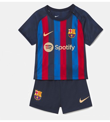 Barcelona Hjemmedraktsett Barn 2022-23 Kortermet (+ Korte bukser)